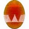 Oval Amber 30mm x 40mm